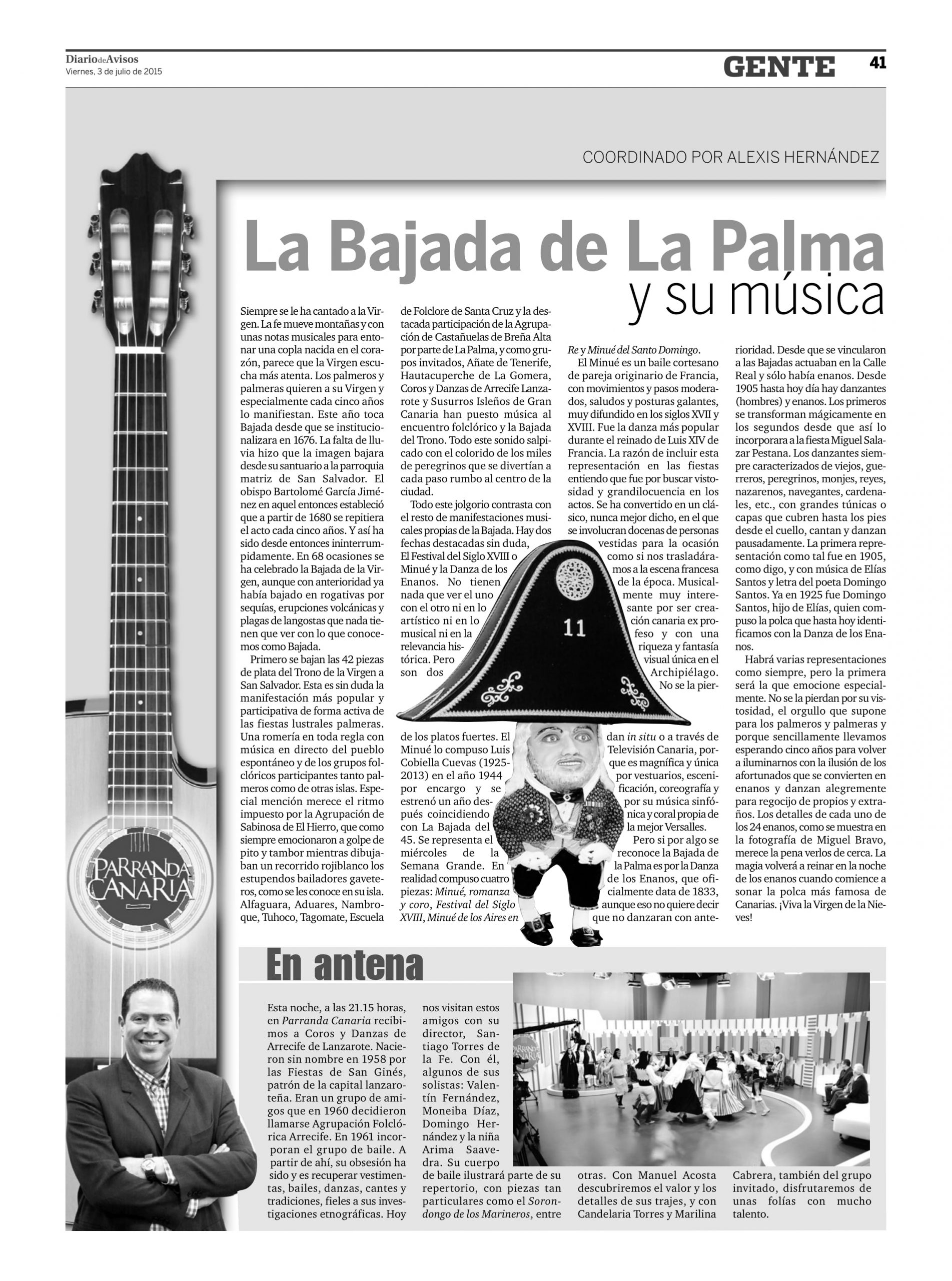 BAJADA LA PALMA 03-07-2015