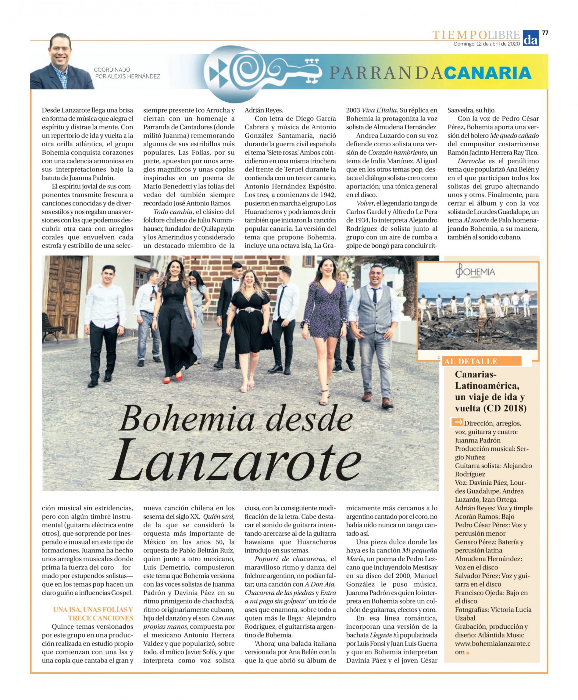 BOHEMIA LANZAROTE 12-04-2020