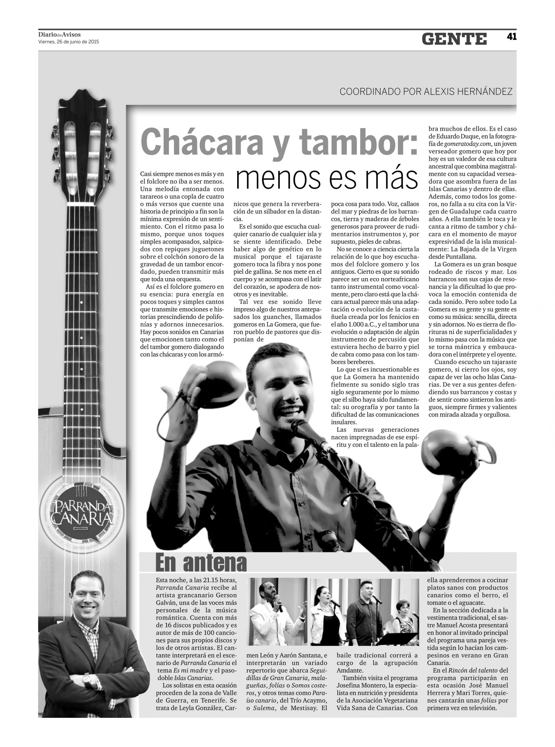 CHÁCARA Y TAMBOR 26-06-2015