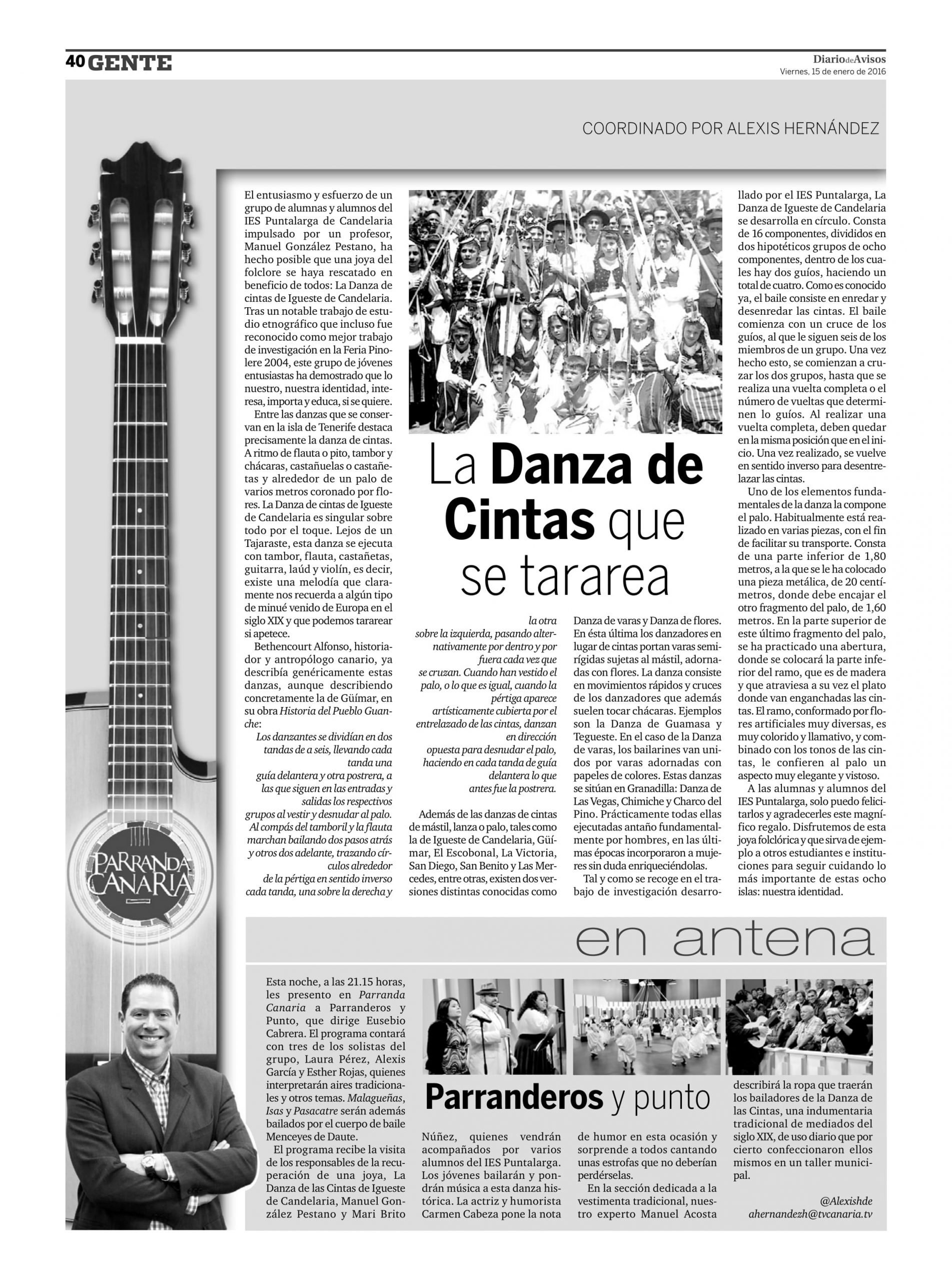 DANZA DE CINTAS 15-01-2016