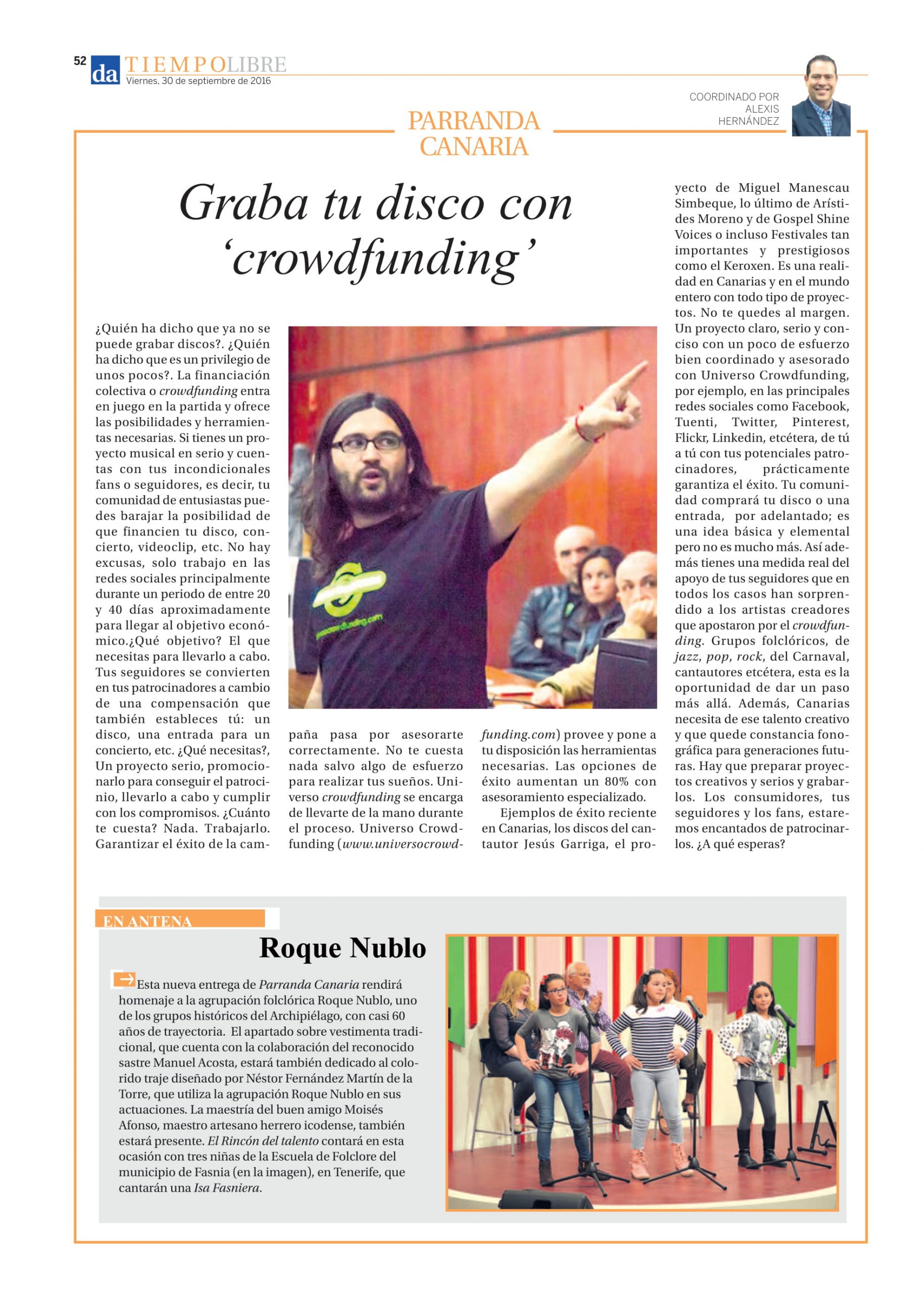 EL CROWDFUNDING 30-09-2016