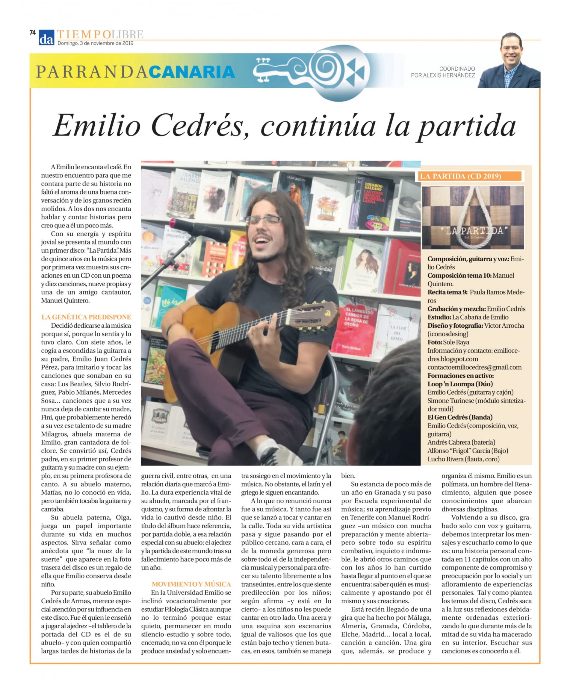 EMILIO CEDRÉS 03-11-2019