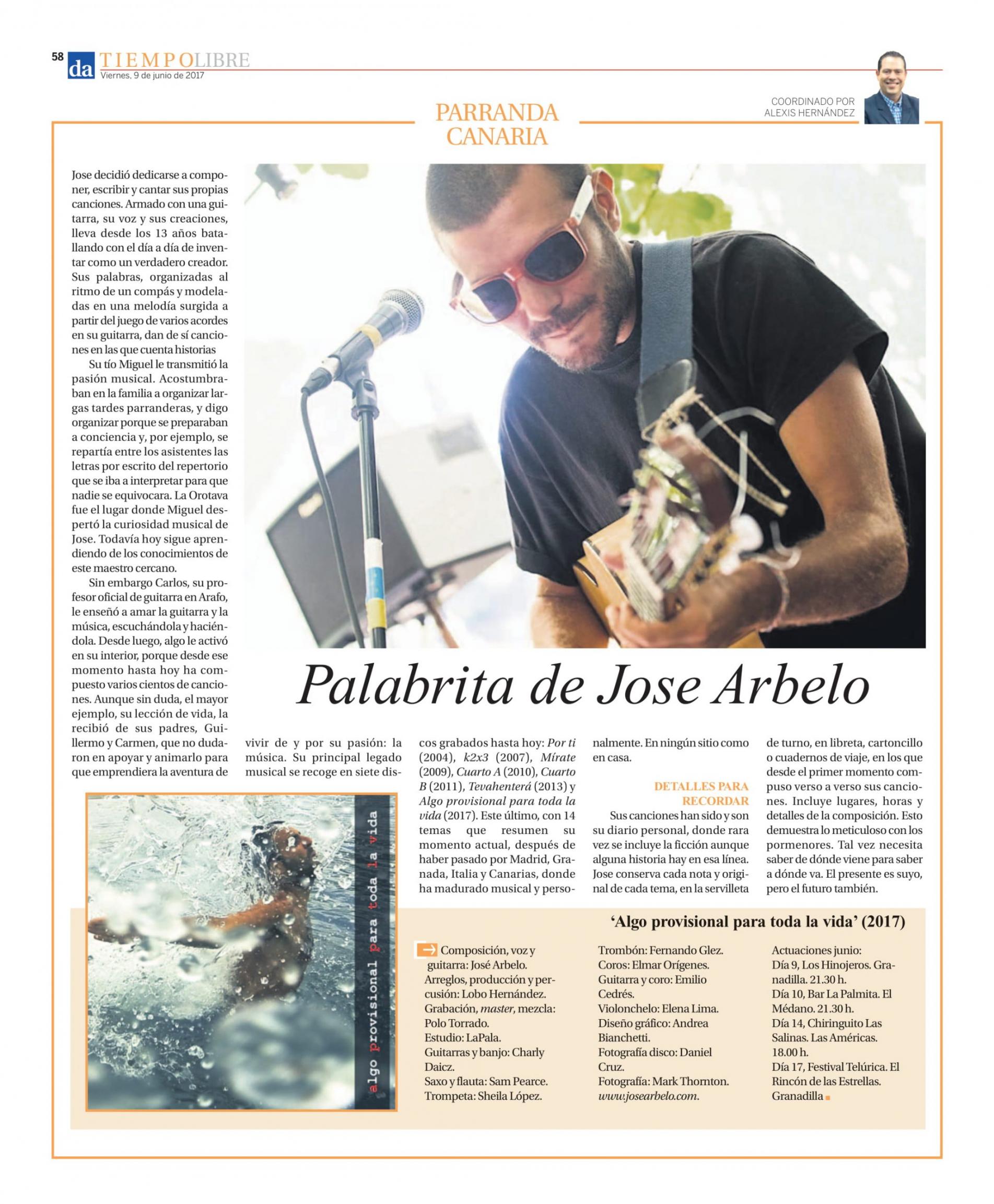 JOSÉ ARBELO 2 09-06-2017