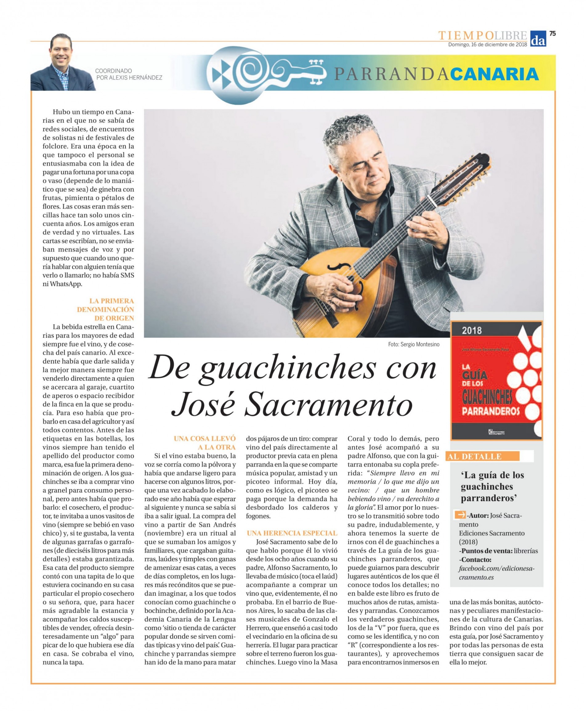 JOSÉ SACRAMENTO GUACHINCHES PARRANDEROS 16-12-2018