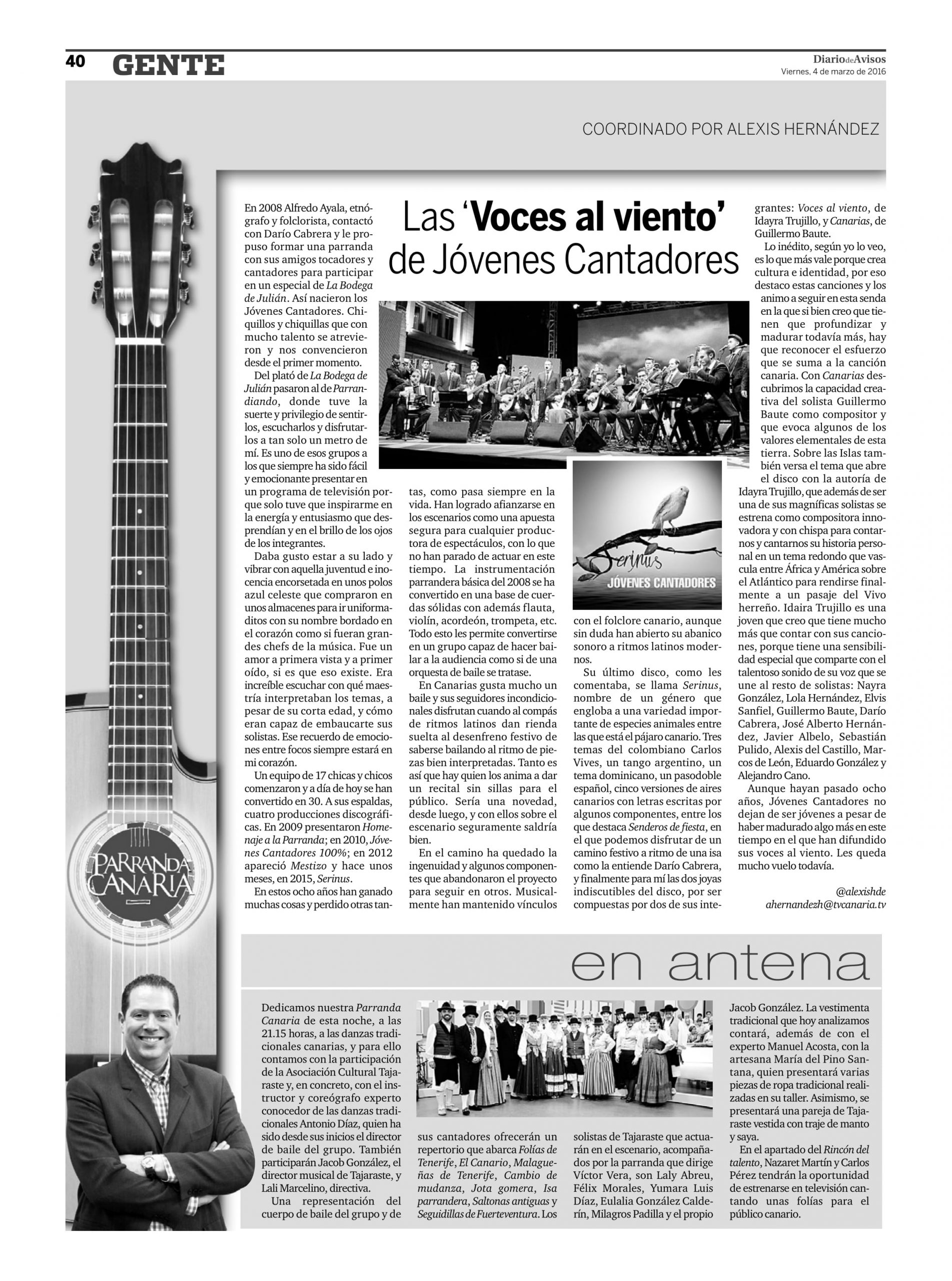 JÓVENES CANTADORES 04-03-2016