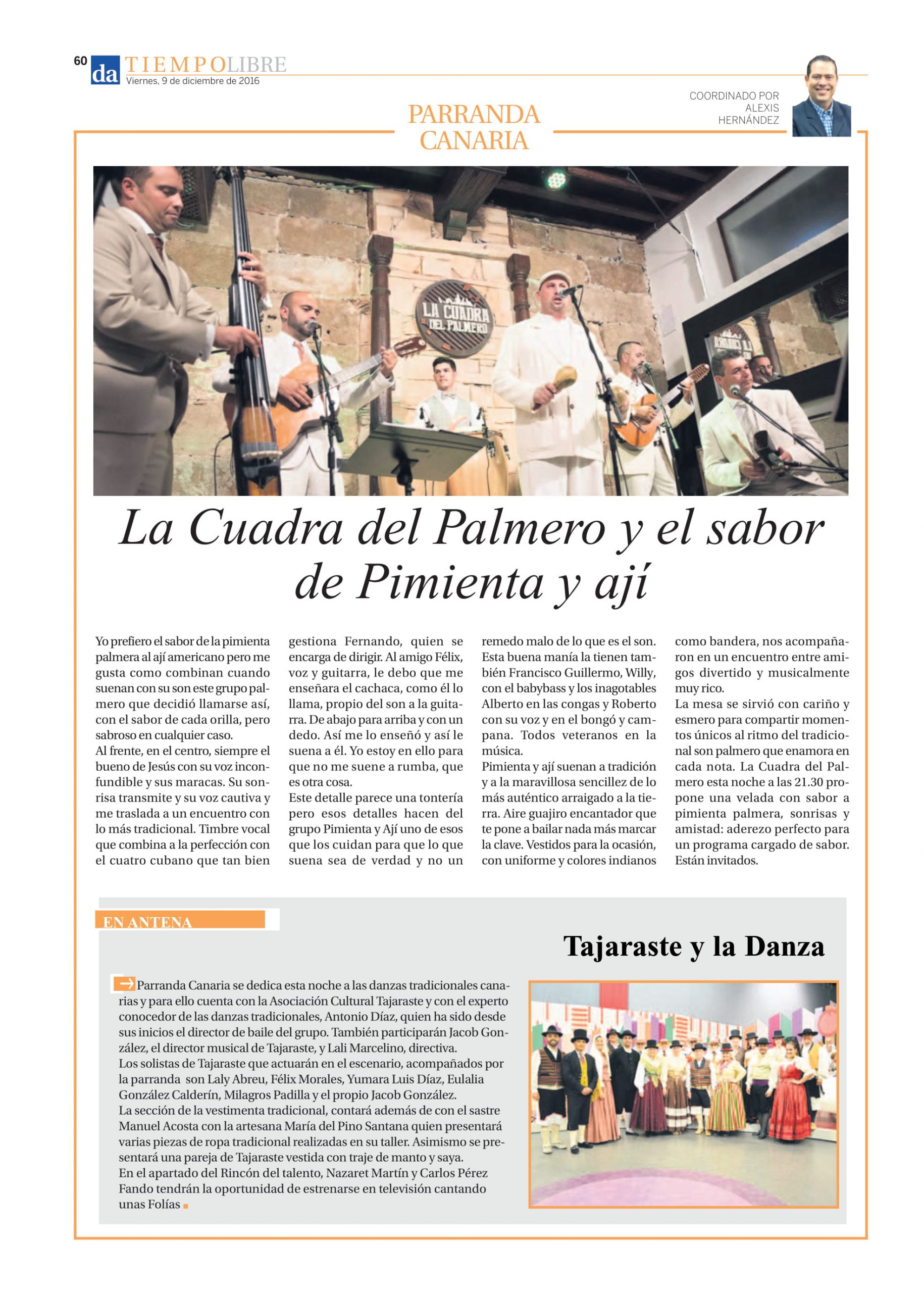 LA CUADRA DEL PALMERO PIMIENTA Y AJÍ 09-12-2016