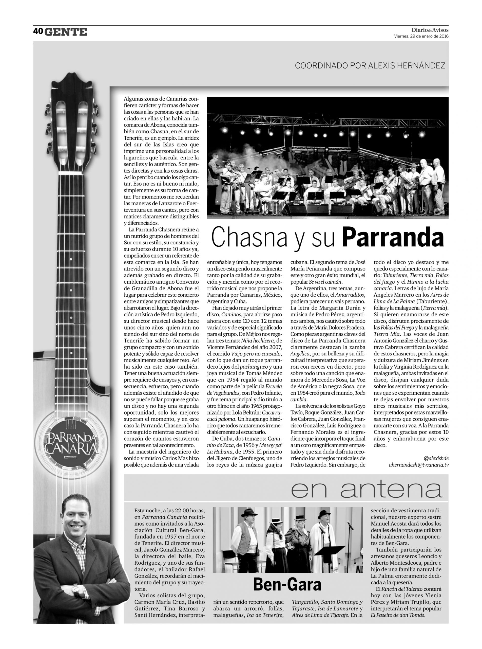LA PARRANDA CHASNERA 29-01-2016