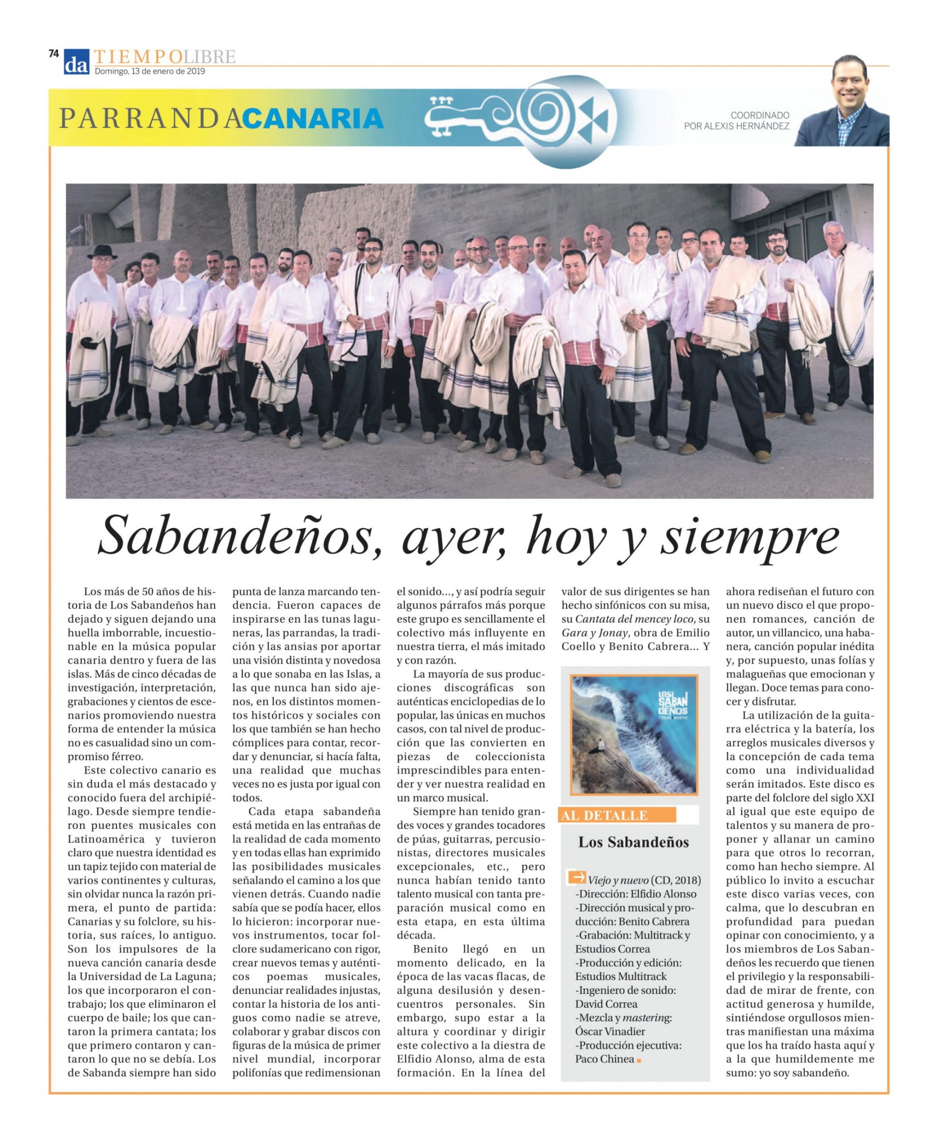 LOS SABANDEÑOS 13-01-2019