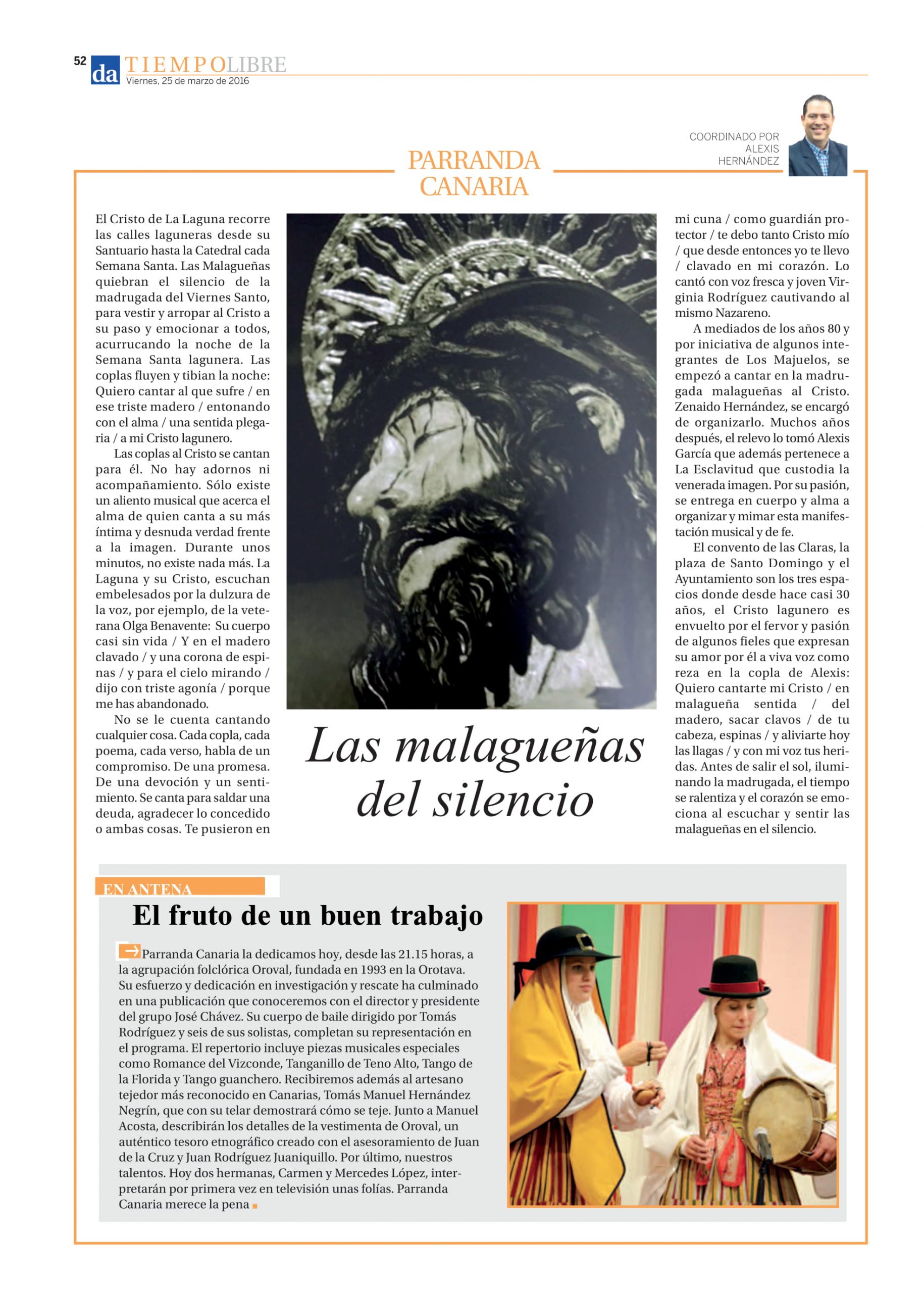 MALAGUEÑAS DEL SILENCIO 25-03-2016