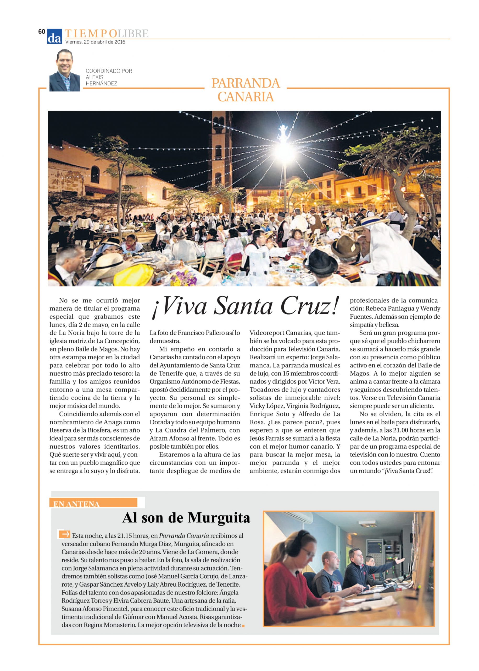 PROGRAMA VIVA SANTA CRUZ 1 29-04-2016