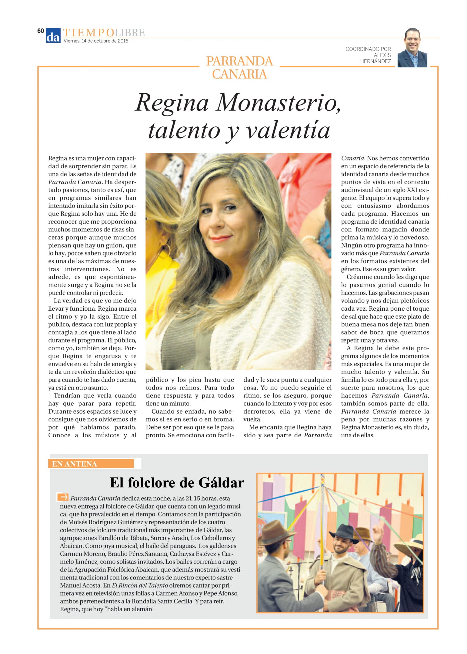 REGINA MONASTERIO 14-10-2016