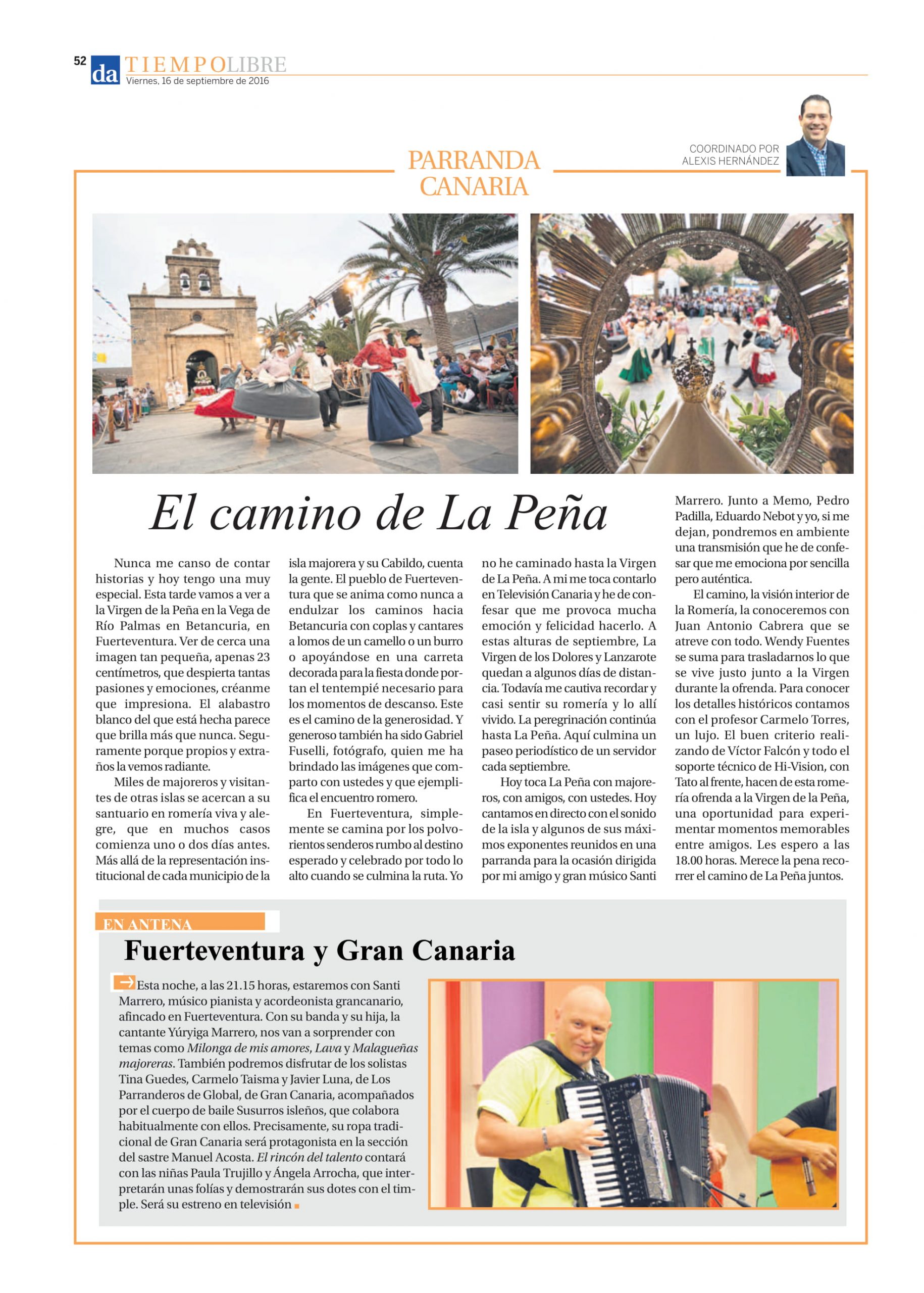 ROMERÍA DE LA PEÑA 16-09-2016