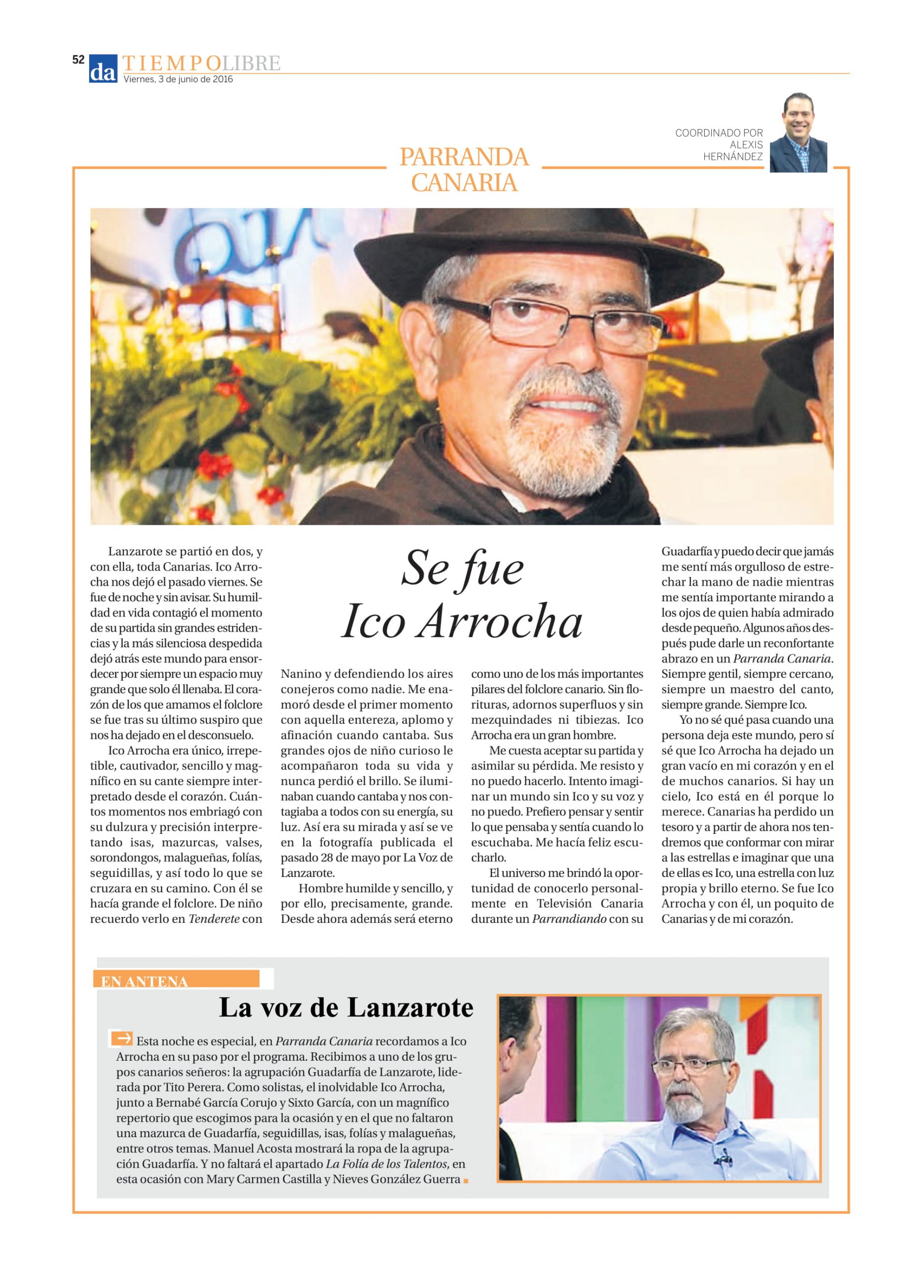 SE FUE ICO ARROCHA 03-06-2016