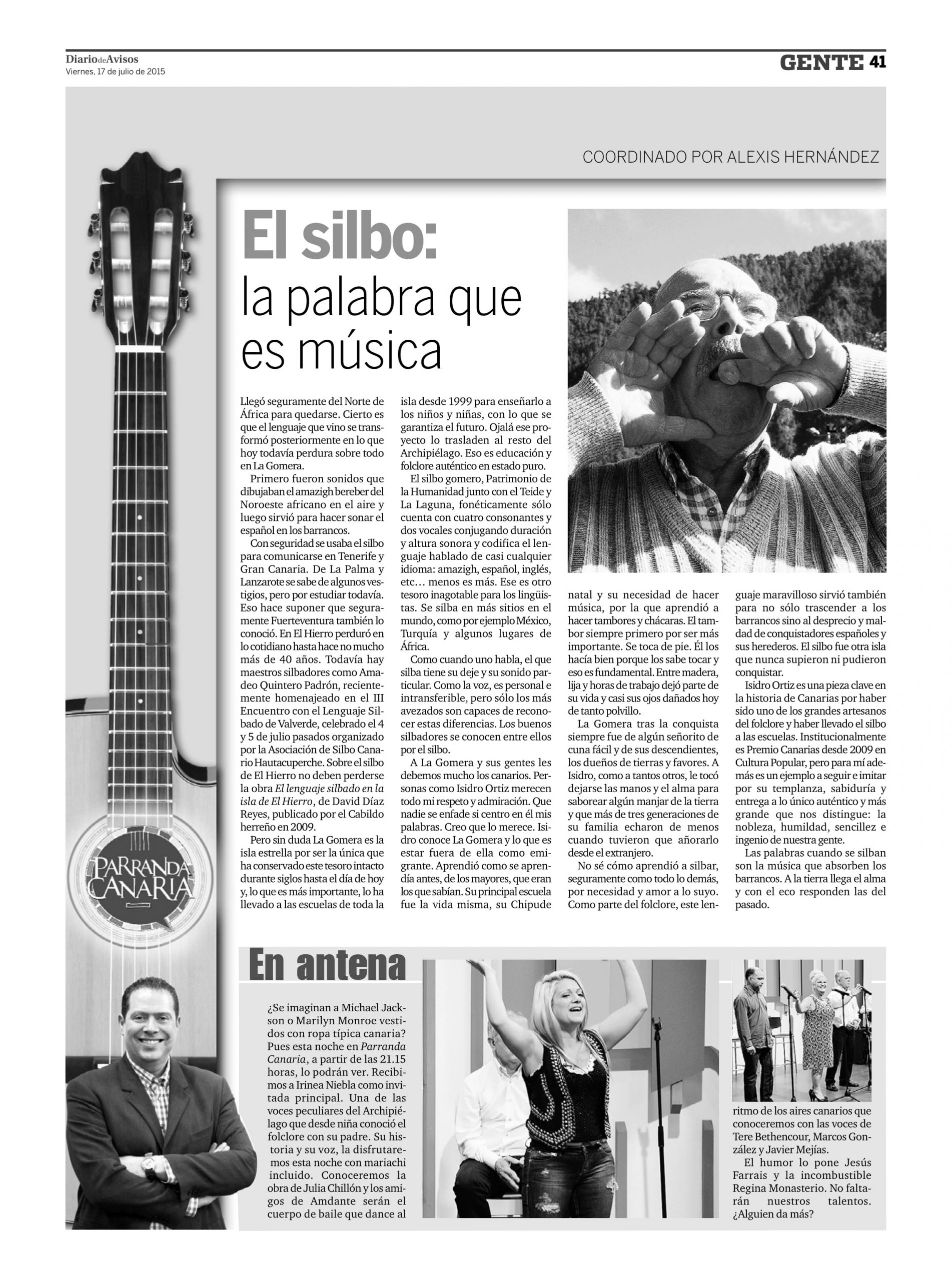 SILBO GOMERO 17-07-2015