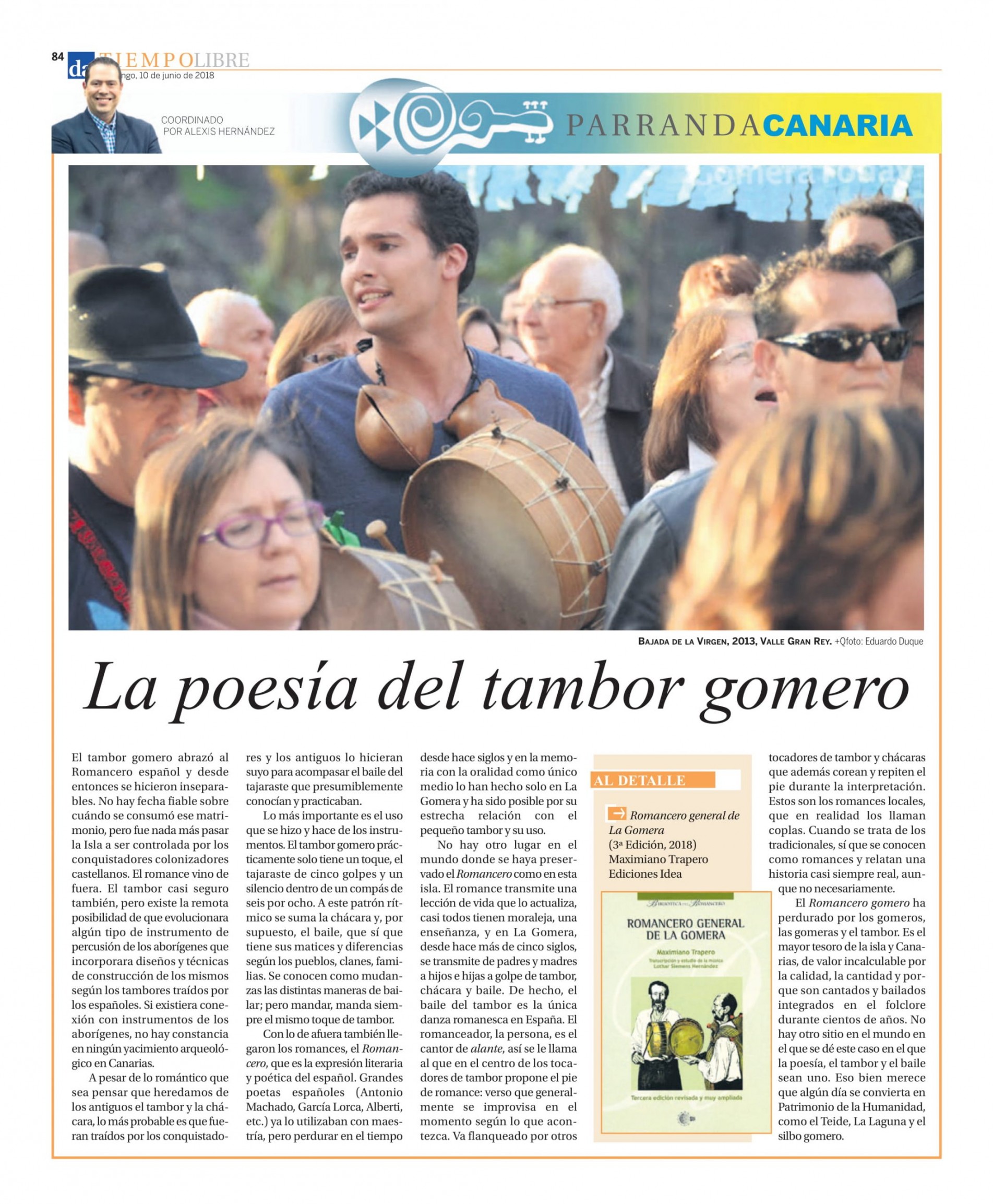 TAMBOR GOMERO 10-06-2018